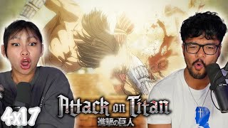 Judgement  Girlfriend Reacts To Attack On Titan 4X17 REACTION [upl. by Meda]