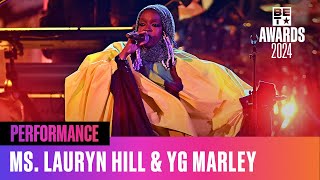 Ms Lauryn Hill amp Son YG Marley Perform quotPraise Jah In The Moonlightquot  BET Awards 24 [upl. by Otsenre]