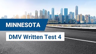 2024 Minnesota DMV Written Test 4 [upl. by Elvina]