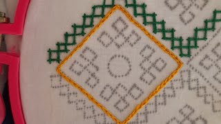 chain stitch embroidery  how to chain stitch embroidery  easy hand embroidery tutorial [upl. by Yehudit]