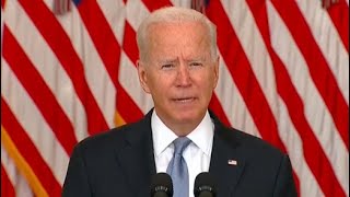 Afghanistan Crisis Afghan Mission Was quotNever About NationBuildingquot Says Biden [upl. by Seldan]