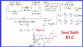 Soal paralel seri Arus Bolak Balik RLC by Pak SY [upl. by Giess479]