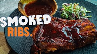 Make the perfect smoked ribs for ya 4th of July BBQ [upl. by Cristie]