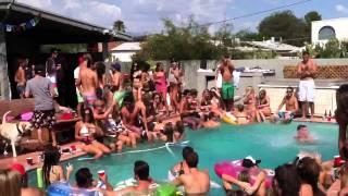 Insane Drunk Gainer over 20 ft Gap at Pool Party [upl. by Yrogerg]