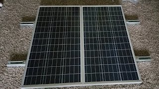 UNISTRUT SOLAR PANEL MOUNT How to install solar panels Using UnistrutSuperstrut [upl. by Kilam]