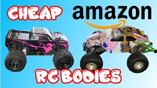 Cheap Affordable RC Body Shells From Amazon  Traxxas Stampede  HPI Bullet Flux [upl. by Yart477]