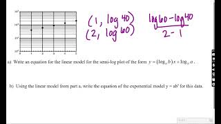 Semi Log Plots 11 18 [upl. by Fusco]