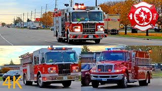 CK Fire  Pumper 2 Pumper 15 Tanker 15 Responding [upl. by Gladis]