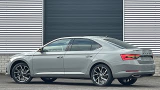 Skoda NEW Superb Sportline 2023 in 4K Meteor Steel Grey 19 inch Vega Walk around amp detail inside [upl. by Der980]