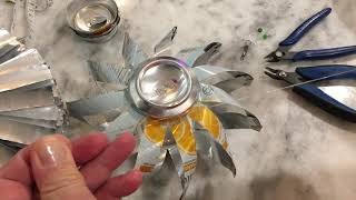 Aluminum Can Wind Spinner [upl. by Ahsinert]