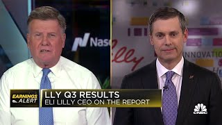 Eli Lilly CEO David Ricks on Q3 earnings beat Mounjaro strength [upl. by Nanete]