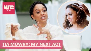 Is Tia Ready to Trash Her Wedding Dress or Repurpose It  Tia Mowry My Next Act [upl. by Corkhill]