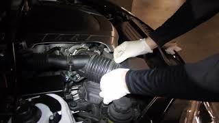 Hyundai Genesis Coupe 20132016 How To Replace Engine Air Filter [upl. by Bonnice]