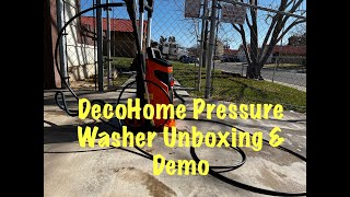 Unboxing the DecoHome Pressure Washer [upl. by Weisberg]