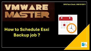 VMware Training  How to Schedule Esxi Backup  VMware Tutorial [upl. by Olin]