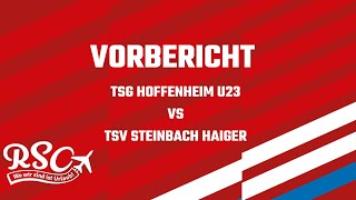 Vorbericht TSG Hoffenheim II  TSV Steinbach Haiger I RSO Reisen [upl. by Hole74]