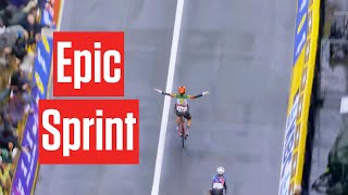 Tour of Flanders 2024 Womens Highlights Elisa Longo Borghini vs Kasia Niewiadoma [upl. by Hnahk]