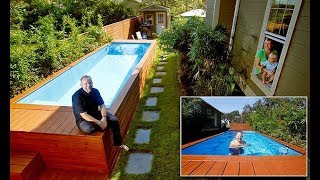 Shipping Container Pools Ideas  Shipping Container Swimming Pools Ideas For Backyard [upl. by Garlan]