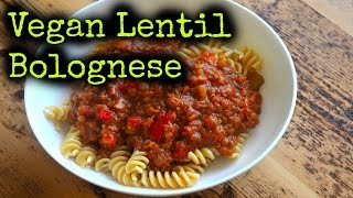 Vegan Lentil Bolognese [upl. by Omsare]