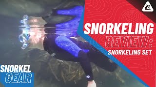 Snorkel Gear Review  Cressi Snorkeling Set [upl. by Aihsenyt]