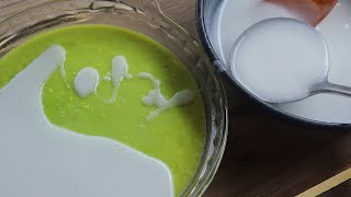 Resep Kue Puding Lumpur Pandan Surga Enak [upl. by Gnoc180]