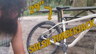 Swapped my Salsa Timberjack 275 for 29quot wheels My impressions [upl. by Abate262]