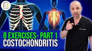 Costochondritis  Phase 1  8 Exercises [upl. by Dam]