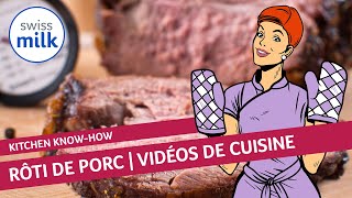 Comment cuire un rôti de porc à basse température  Vidéo de cuisine  Swissmilk 2010 [upl. by Waugh]