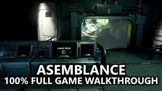 Asemblance  100 Full Game Walkthrough  All AchievementsTrophies  1000 Gamerscore in 30 Minutes [upl. by Maura]