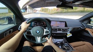 2023 BMW X5 xDrive 40i  POV Walkaround and Test Drive [upl. by Alleacim449]