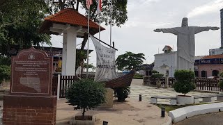 Historic Portuguese Settlement and Portuguese Square Medan Portugis Melaka Malacca World Heritage [upl. by Trah]