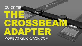 More QuickJack Accessories The Crossbeam Adapter [upl. by Lorens89]