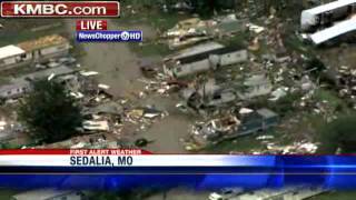 Tornado Causes Widespread Damage In Sedalia [upl. by Tace]