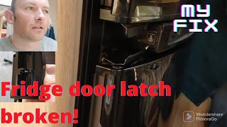 Thetford fridge broken door catch replacement  easy fix [upl. by Anonyw]