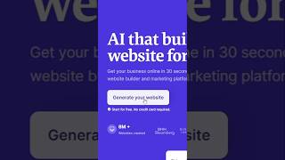 Get a Website 30 Second  Durable ai trending website foryou foryoupage [upl. by Mozes]