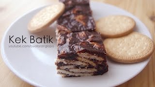 Cara buat Kek Batik biskut marie [upl. by Cock]