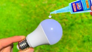 Apply Super Glue to the LED Bulb  This man is a Genius [upl. by Inilam]