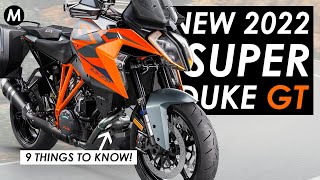 New 2022 KTM 1290 Super Duke GT Announced 9 Things You Need To Know [upl. by Yellah]