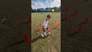 MESSI FOOTWORK DRILLS quickfeet skills baller football [upl. by Livy]