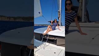 SAILING CATAMARAN LAGOON 40 Greek Islands Sporades Yachting Adventure Aegean Sea catamaran sailing [upl. by Vershen]