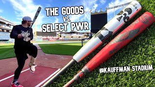 2022 DeMarini THE GOODS vs 2022 Louisville Slugger SELECT PWR  BBCOR Bat Madness World Series 3 [upl. by Emoraj]