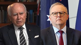 John Howard ‘points the finger’ at Anthony Albanese over antisemitism rise in Australia [upl. by Herwin295]