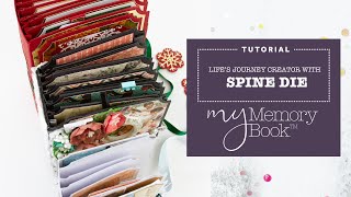 My Memory Book Tutorial  Lifes Journey With Spine  With Jodie Johnson [upl. by Hilly965]