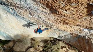 David Bermúdez 14 años encadena Pal norte 8c9a en Margalef EquipoSputnik [upl. by Htebaras203]