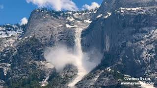 Yosemite Avalanche May 8th 2023 in Tenaya Canyon [upl. by Rubens]