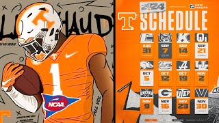 2024 Tennessee Volunteers Football Game Schedule [upl. by Ribal931]