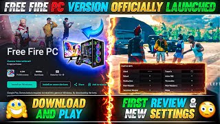 FREE FIRE PC VERSION OFFICIALLY LAUNCHED  FREE FIRE GOOGLE PLAY GAMES BETA DOWNLOAD  FF PC VERSION [upl. by Ymij]