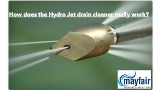 🤷🏻How does the hydro jet drain cleaning machine actually 🪠🚽clear a blocked drain🤮🤢 [upl. by Aiker]