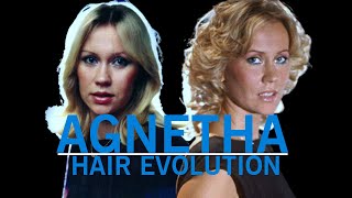 Evolution of Agnetha Fältskogs Hair During ABBA [upl. by Reh]