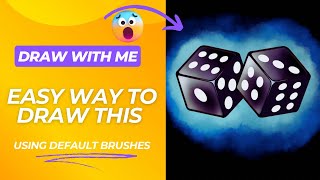 Drawing tutorial for beginners  EASY PROCREATE tutorial  default brushes [upl. by Nica789]